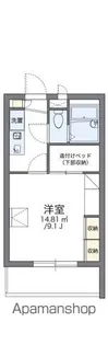 レオパレスフレアⅡ【201号室】の間取り