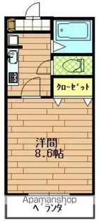 グランドゥール木元【202号室】の間取り