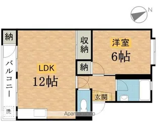 K’SB八王子 A棟【305号室】の間取り