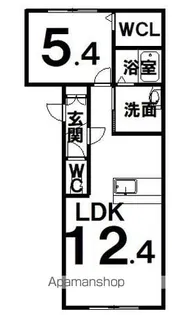 8ミリオン【1階】の間取り