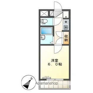 コンフォース喜【6階】の間取り