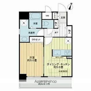 コンフォヤード東中野【2階】の間取り