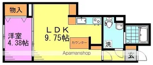 リーブルファイン松ノ木【1階】の間取り
