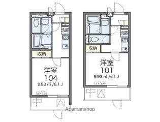 レオネクストアヴリール九条【2階】の間取り