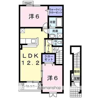ベル コロレ B【2階】の間取り
