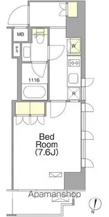 ORSUS西日暮里【7階】の間取り