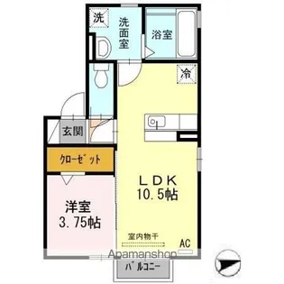 ブロッサム【2階】の間取り