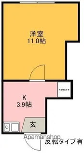 コーポマルジン宮【1階】の間取り