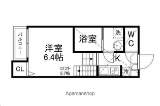 フラームシンフォニー【102号室】の間取り