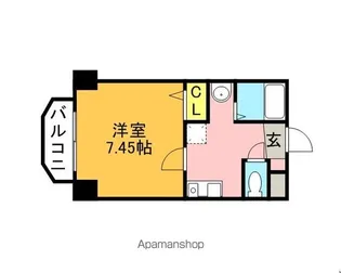 プラネット室見【2階】の間取り