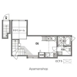 グランエッグス高井戸【2階】の間取り