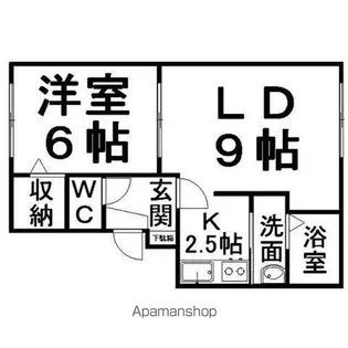 アビタ潮見【3階】の間取り