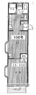 あびたしおん三鷹【1階】の間取り