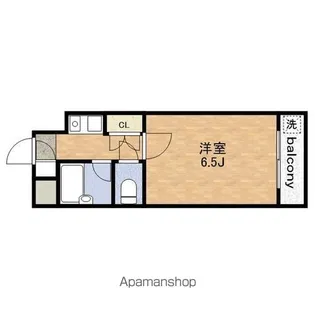 マンションコスモス【502号室】の間取り