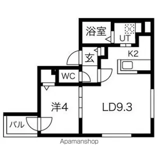QSR【4階】の間取り