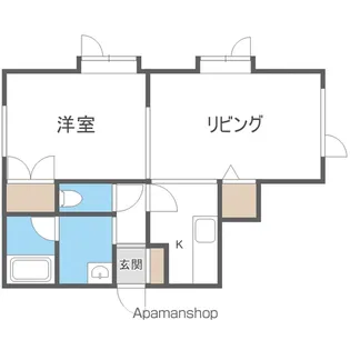 グランフィール栄町【3階】の間取り
