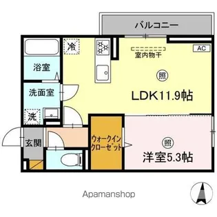 アウローラ【2階】の間取り