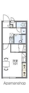 レオパレス天津風【106号室】の間取り