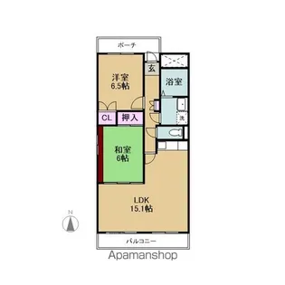 アプレシエ【3階】の間取り