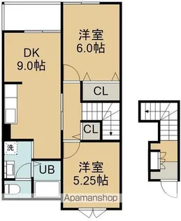 ヴィラ柏木【202号室】の間取り