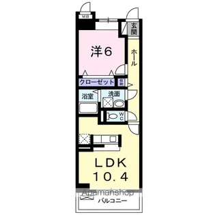 ベルフロンテ【1階】の間取り