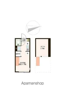 AURORA FUJIMIDAI【2階】の間取り