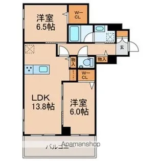 GRANDY VILLA OHTAKANOMORI Ⅱ【1階】の間取り