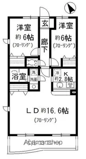 マ・ピエス E Ⅲ【3階】の間取り