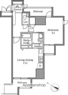 レジディア中延【2階】の間取り
