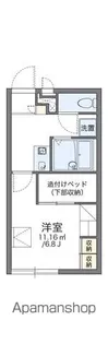 レオパレスけーあい【2階】の間取り