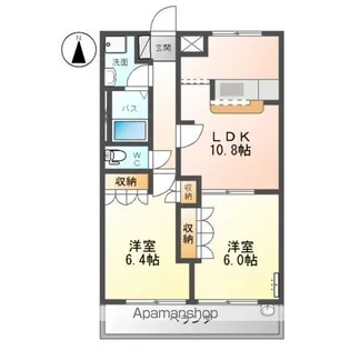 グランシャリオ高萩【2階】の間取り