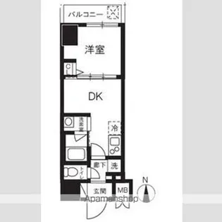 ハーモニーレジデンスグローバルキャピタル【1階】の間取り
