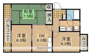 サンセットストリート【3階】の間取り