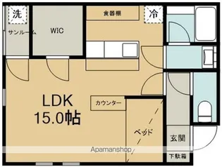 メイプルSACHI・Ⅰ【2階】の間取り