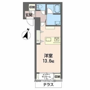 シャーメゾン東幸町【1階】の間取り