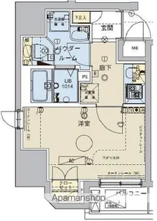 東京都新宿区西落合1丁目【マンション】の間取り