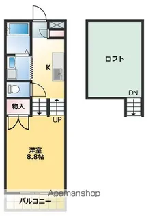 ピース・スクエア住吉A棟【1階】の間取り