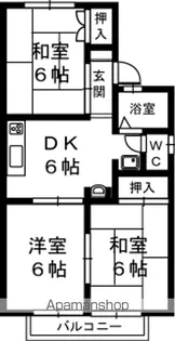 セジュールK&TⅣ【2階】の間取り
