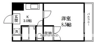 カーサ・ソラッツオ弐番館【313号室】の間取り