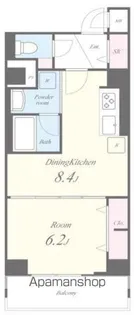 アーク日本橋人形町【6階】の間取り