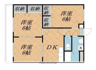 サンフィールド【3階】の間取り