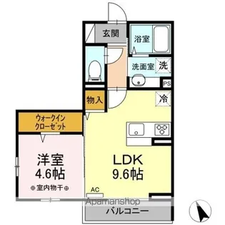 SKY吉田【2階】の間取り