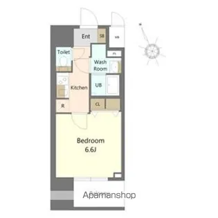 SーRESIDENCE四日市駅前COULEUR(クルール) FR【9階】の間取り