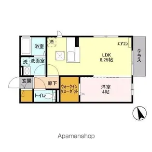 アスティール【1階】の間取り