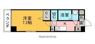 プラウランド小牧【6階】の間取り