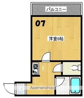 サンフラワー長居【3階】の間取り