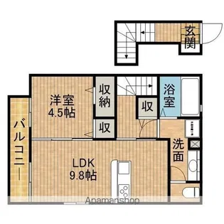 ム・ラージⅤ【2階】の間取り