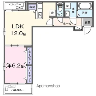アンテムノン【2階】の間取り