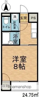 ロイヤルコーポ松本【206号室】の間取り