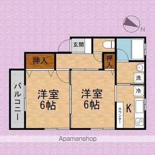 サンコーポ【1階】の間取り